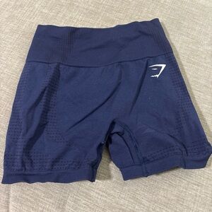 Gymshark Navy Bike Shorts